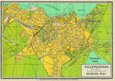 Tallinna linna plaan | Digar Viewer