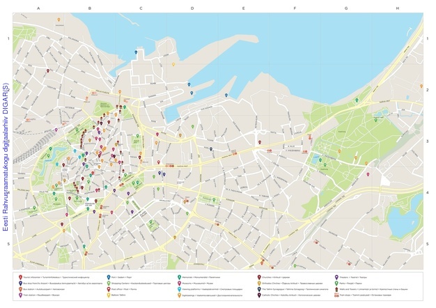 Welcome to Tallinn! : city center map : Explore town by yourself! | Digar