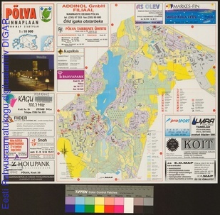 Põlva : linnaplaan = town map = Stadtplan | Digar viewer