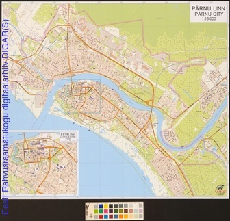 Pärnu, Pärnumaa : turismikaart = tourist map | Digar